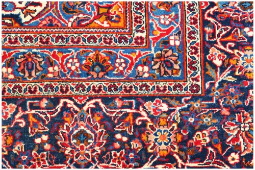 Laal Kashmiri Wool Handknotted Carpet